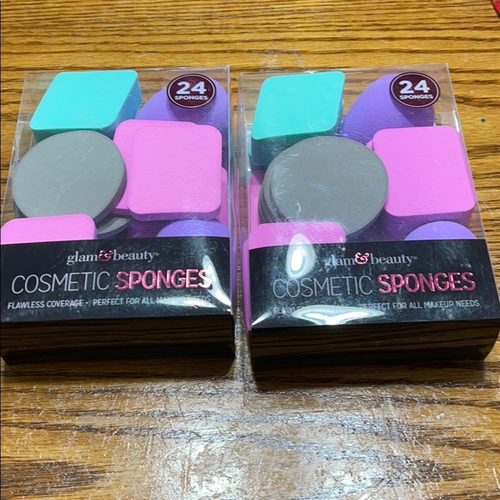 Glam & Beauty Cosmetics Sponge set 2 box